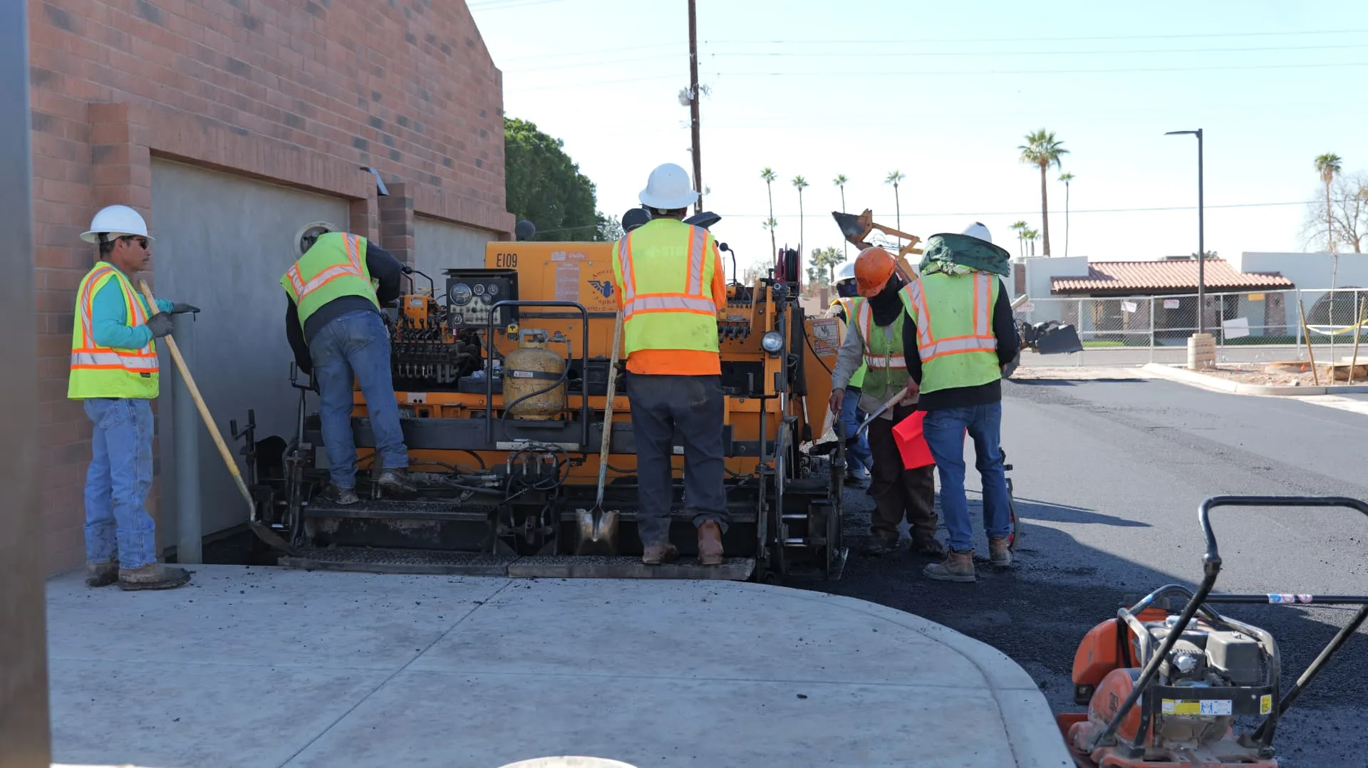 American Asphalt commercial paving and pavement maintenance project in Arizona